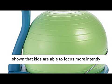 Gaiam Kids Balance Ball Chair - Classic Children's Stability Ball Chair,Child Classroom Desk Seating