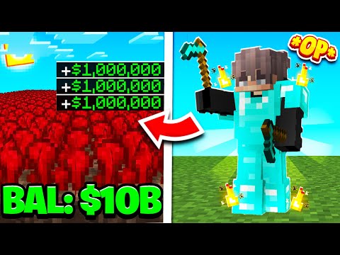 THE *ULTIMATE* MONEY MAKING METHOD IN SKYBLOCK?! | Minecraft OP SKYBLOCK SERVER! | AkumaMC #6