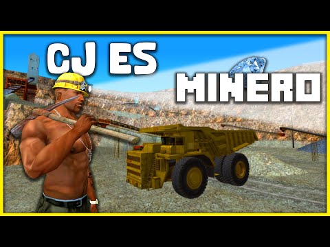 CJ es MINERO - GTA San Andreas Loquendo