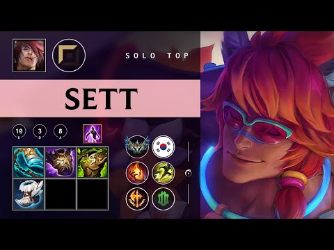 Sett Top vs Fiora - KR Challenger Patch 26.01