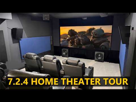 2026 Ultimate 7.2.4 Dolby Atmos Home Theater Tour | Full Room & Gear Breakdown | DIY