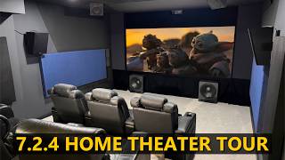 2026 Ultimate 7.2.4 Dolby Atmos Home Theater Tour | Full Room & Gear Breakdown | DIY