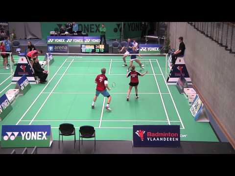 R1 - XD - Floris Oleffe/Steffi Annys vs Frederic Gaspard/Sabine Devooght