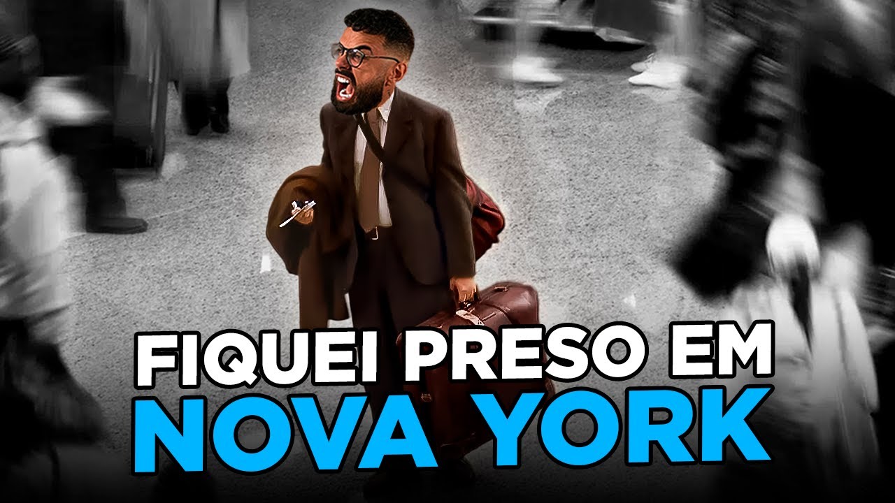 o DIA em que fiquei PRESO em NOVA YORK
