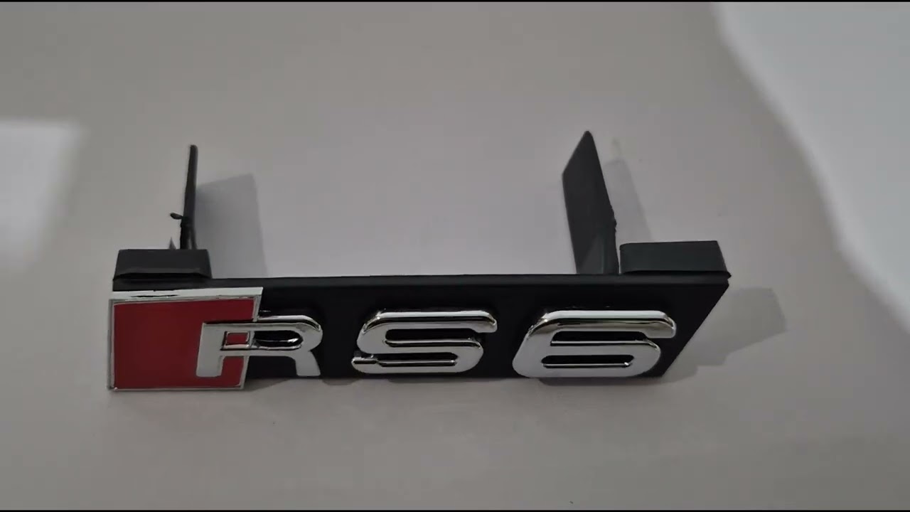 Audi Эмблема в решетку RS6 V1 Video 1