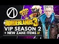 BORDERLANDS 3 | New Zane Customization Options & VIP Season 2 Rewards
