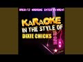Baby Hold On (Karaoke Version)