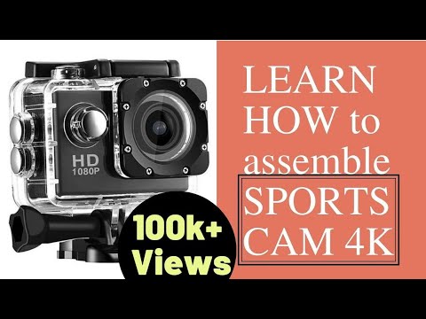 Learn How to Assemble Accessories of your Sports cam 4K