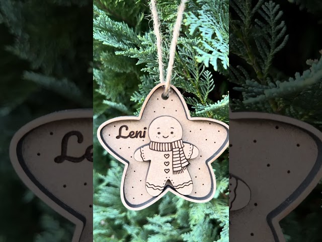 5 Stück. Personalisierte Weihnachtsanhänger mit Namen - einzigartige Geschenke für die Feiertage Video