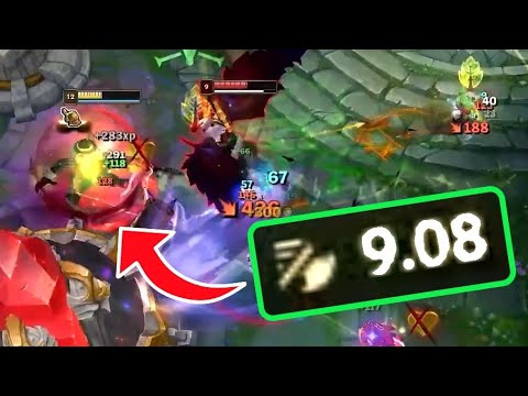 This guy can kite on 9 attack speed...