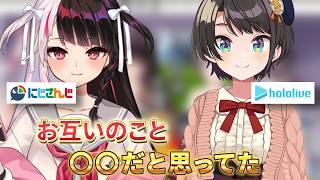 ホロライブの事を〇〇事務所だと思っていた！れな！？【大空スバル切り抜き】【スバルの小屋】にじさんじ/夜見れな