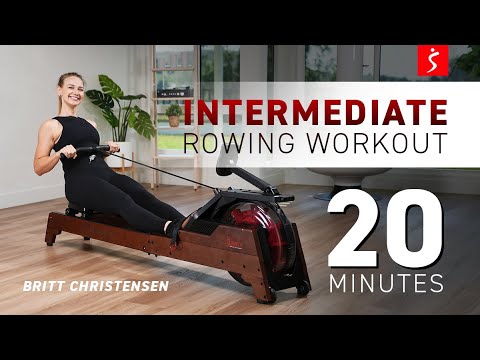 Intermediate Rowing - SPRINT INTERVALS | 20 Minutes