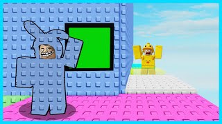 Download lagu MIPAN & ZUZUZU Menyamar Jadi Tembok Di Troll Tower! ROBLOX mp3