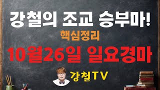 10월26일 일요경마 조교 추천!_강철의 조교 승부마! #경마#shorts#horse#강철경마#강철경마tv#대박마강철#불세출파이어#한국마사회#경마예상#강철마스타#고배당#조교우수마