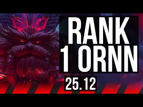 ORNN vs IRELIA (TOP) | Rank 1 Ornn, 14/1/7, Quadra, Rank 9, Legendary | BR Challenger | 25.12