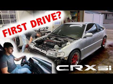 1989 CRX Rescue Part 5 - First Drive!