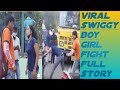 Swiggy Delivery Boy Girl Fight Viral Video