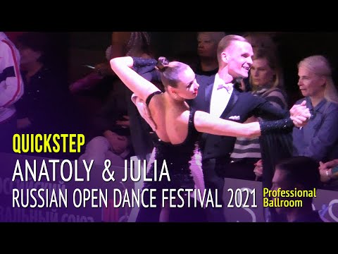 Quickstep = Professional Ballroom Semifinal = Anatoly Kupchik & Julia Koliagina = RODF 2021