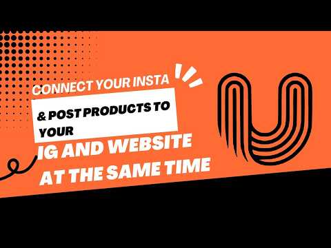 How to connect your Instagram to Uzanga and post products to your website & Insta at the same time!