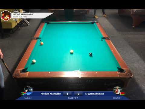 FURY League in Belarus - Stage III - Round 1 - Richard Halliday vs Andrey Aderiho