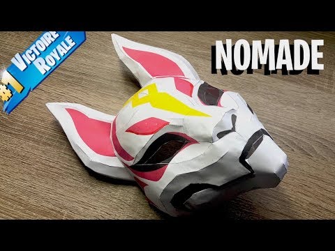 tuto masque nomade en papier fortnite - comment dessiner le nomade fortnite