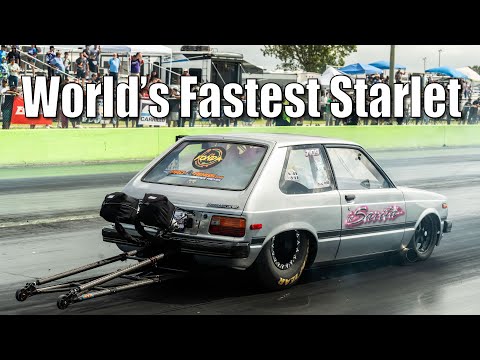 World Record Toyota Starlet 6.33 @ 217mph
