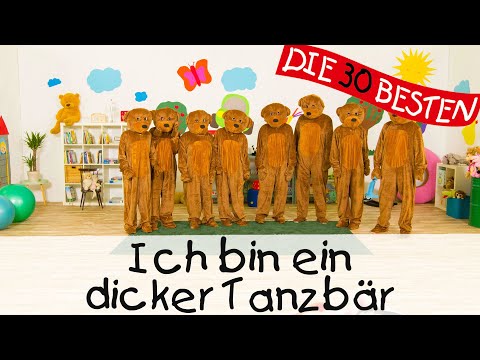 🇩🇪 Ich bin ein dicker Tanzbär - Singen, Tanzen und Bewegen || Kinderlieder 🧸