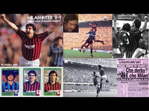 Milan-Inter 2-1 (28/10/1984) Radiocronaca di Claudio Ferretti (Tutto il calcio minuto per minuto)
