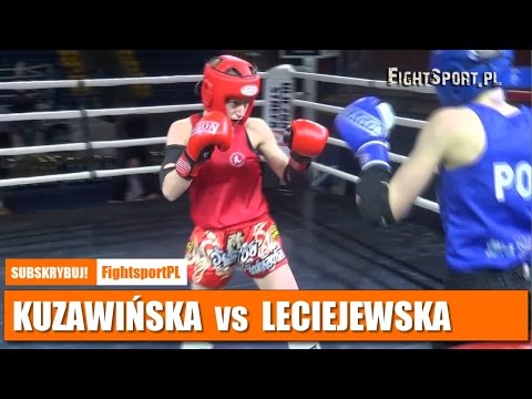 Gabriela Kuzawińska vs Natalia Leciejewska na MP Muaythai IFMA 2017