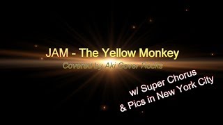 【超ハモリ, 歌詞付き】JAM - The Yellow Monkey w/pics in New York City [Aki Cover Rocks]