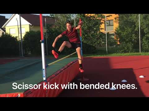 High Jump Made Simple, The Right Rotation – Exercise No. 17: Scissor kick out of the Curve