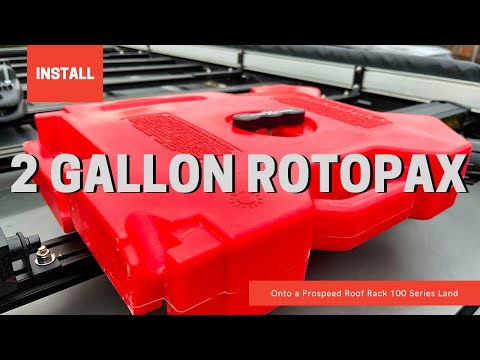 Install: Rotopax onto a Prospeed Roof Rack 100 Series Land Cruiser   4K