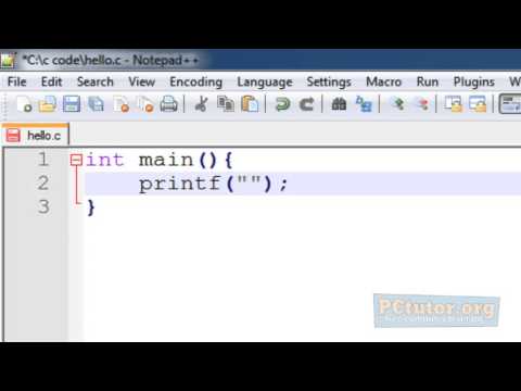 Create Your First C Program - Part 1, C Programming Tutorial