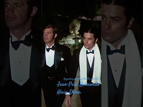 Jean-Paul Belmondo Alain Delon Legendary actors of the 70s and 80s Borsalino ​#20thCenturyActors