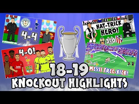 🏆UCL KNOCKOUT STAGE HIGHLIGHTS🏆 2018/2019 UEFA Champions League Best Games and Top Goals!