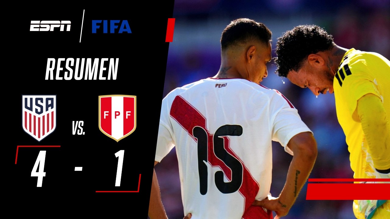 PERÚ NO LE ENCONTRÓ LA VUELTA Y SUFRIÓ UNA DURA GOLEADA | Estados Unidos 4-1 Perú | RESUMEN