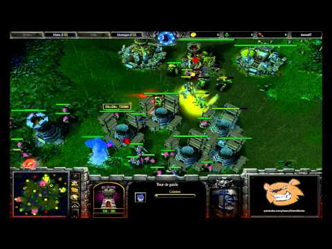 [HD.WC3#254] Yumiko+TH000 vs TeD+Fly - HRvsUO - Game 4 - Warcraft 3 Replay [FR]