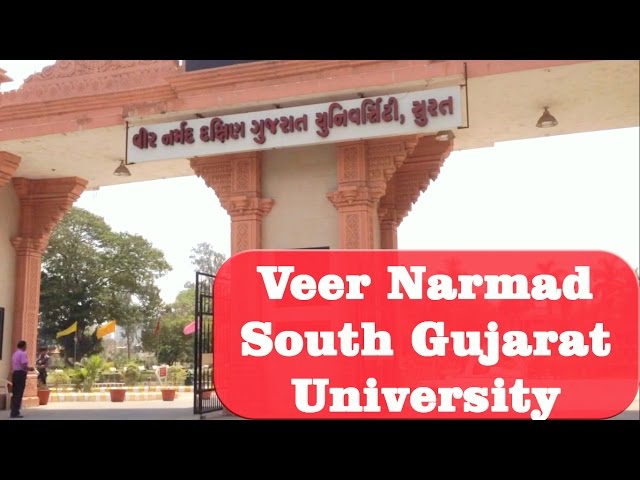 Veer Narmad South Gujarat University video #1