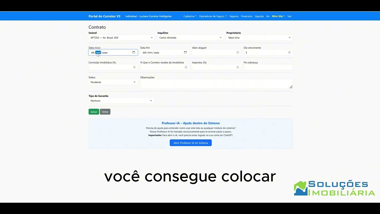 Vídeo Gestão de Contratos