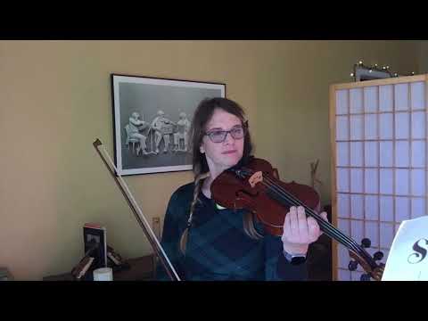 Minuet 2 on violin, duet part