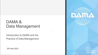 Introduction to DAMA and the Practice of Data Management