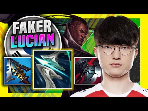 FAKER IS SO CLEAN WITH LUCIAN! - T1 Faker Plays Lucian Mid vs Lee Sin! | Season 11