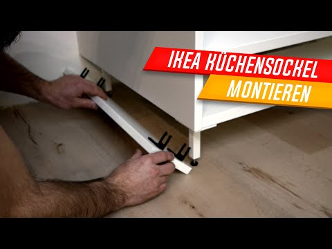 Ikea Sockelleiste montieren, Enhet Küchensockel anbringen, Ikea Küche Sockel 104.490.18