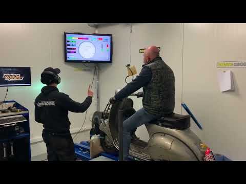 Vespa GL with GTR engine tuned VMC 177