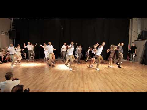 Rhythm Hoppers Graduation Swing Party 2019 - Lindy Hop routine 5