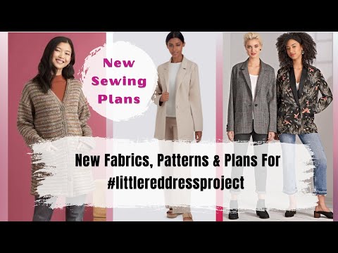 New Sewing Patterns, Fabrics, and Plans for #thelittlereddressproject