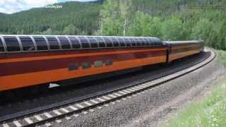 preview picture of video 'Marias Pass - Blacktail horseshoe curve'