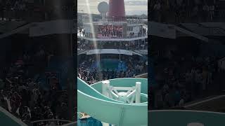 Volume issue with video. Carnival Liberty Sail Away from New Orleans LA 01/26/2025