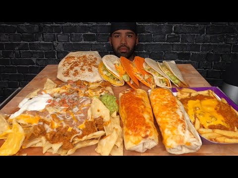 (ASMR) TACO BELL MUKBANG