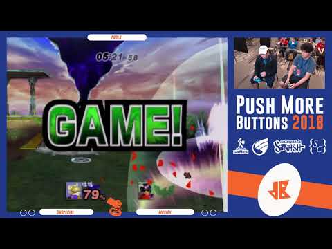 Unspecial (Fox) vs musigh (Falcon) - Push More Buttons 2018 PM Pools